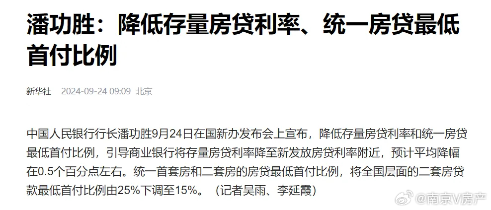 首套与二套房存量房贷利率批量下调的深度解析